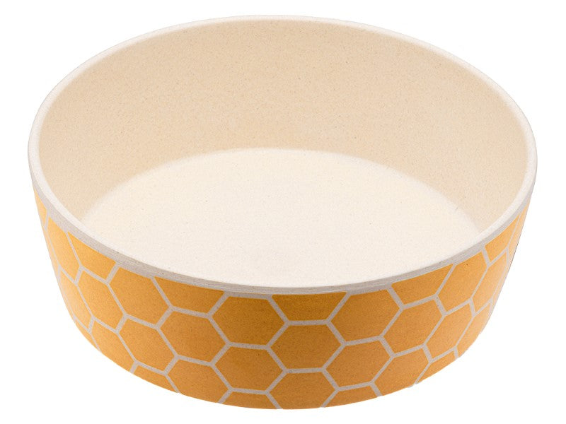 Beco Bamboo Dog Bowl - Eco Friendly Honeycomb - For Petz NI
