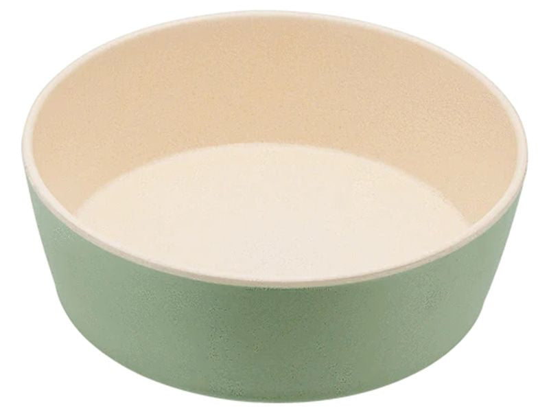 Beco Mint Bamboo Printed Pet Bowl - Dog Bowls - Cat Bowls - For Petz NI