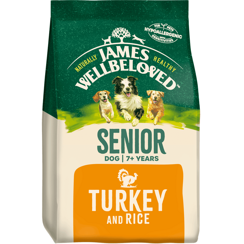 James Wellbeloved Senior Turkey & Rice Dry Dog Food - For Petz NI