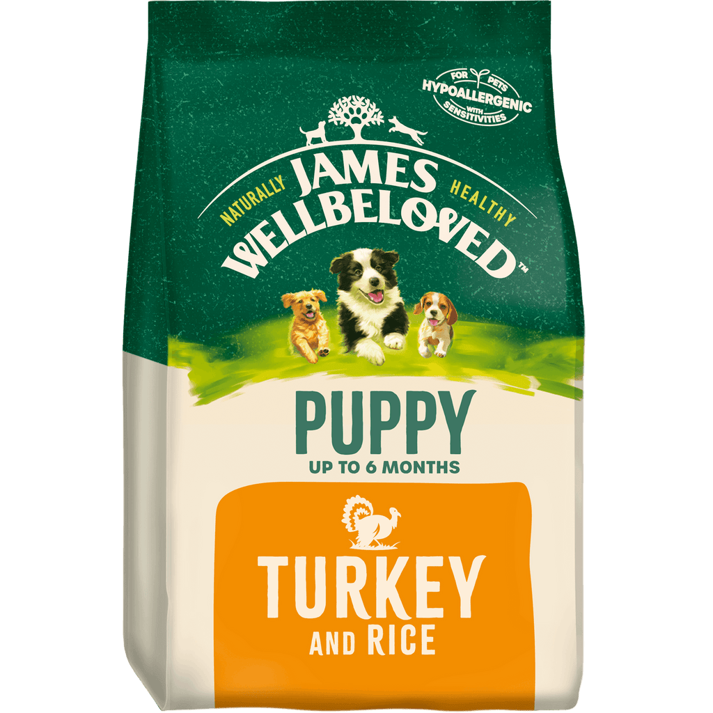 James Wellbeloved Puppy Turkey & Rice Dry Dog Food - For Petz NI
