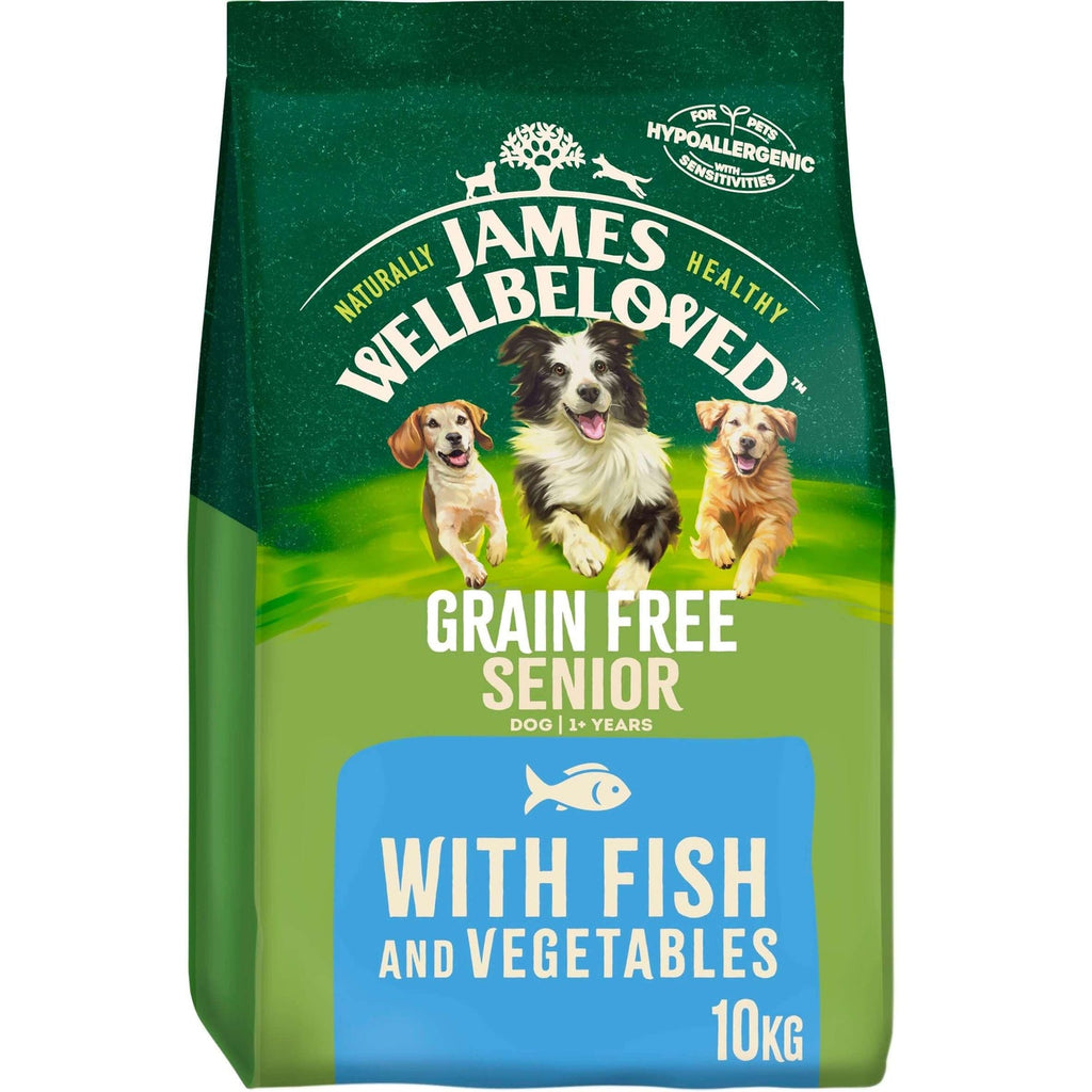 James Wellbeloved Grain Free Senior Fish & Veg Dry Dog Food - For Petz NI