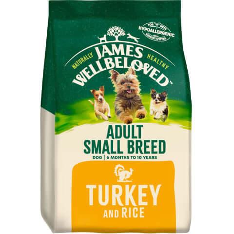 James Wellbeloved Adult Turkey & Rice Small Breed Dry Dog Food - For Petz NI