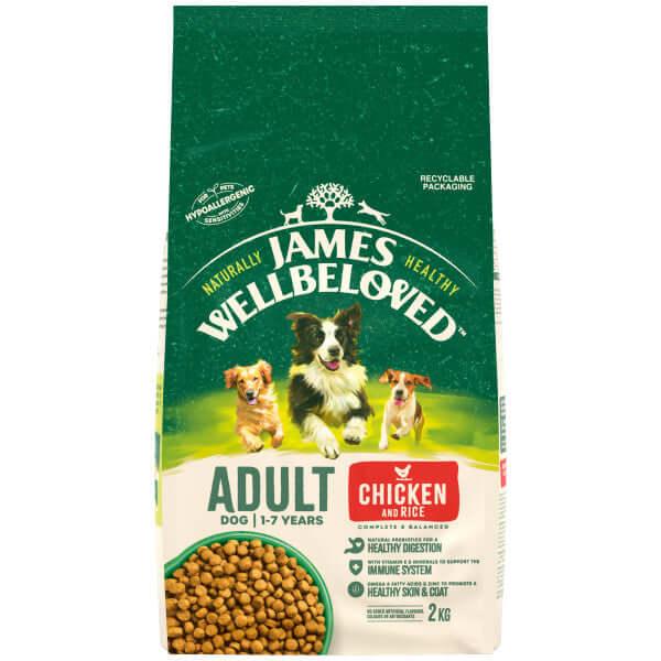 James Wellbeloved Adult Chicken & Rice Dry Dog Food - For Petz NI