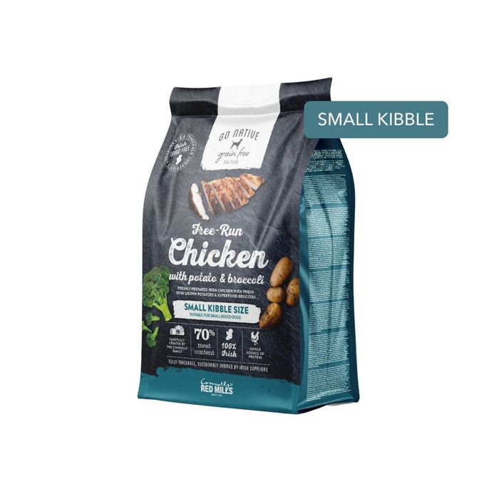 Go Native Small Kibble Chicken with Potato & Broccoli Dog Food - For Petz NI