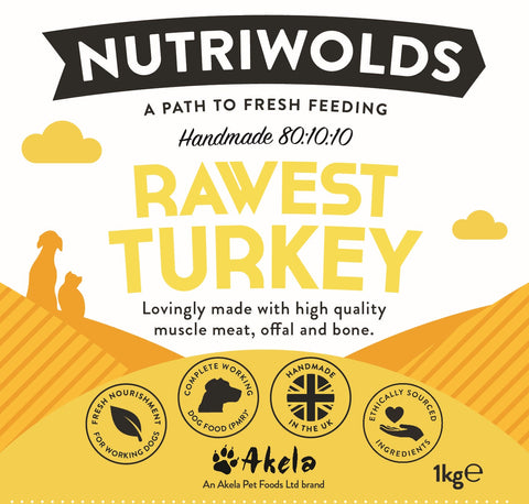 Nutriwolds Rawest Turkey - For Petz NI