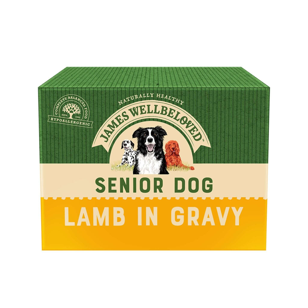 James Wellbeloved Senior Lamb & Rice in Gravy Pouch - For Petz NI