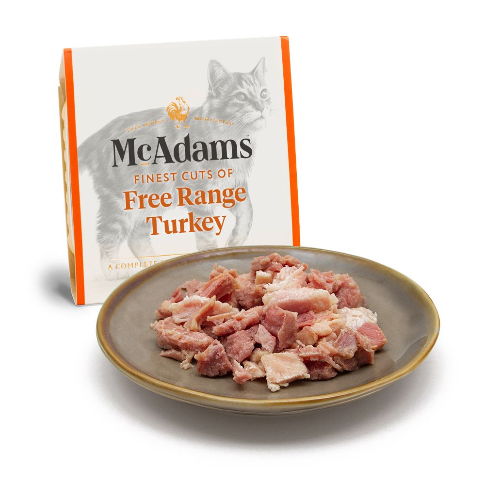 McAdams Whole Free Range Turkey Wet Cat Food - For Petz NI