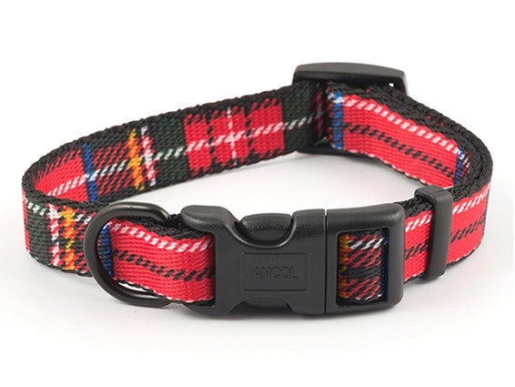 Ancol Traditional Tartan Dog Collar & Lead - For Petz NI
