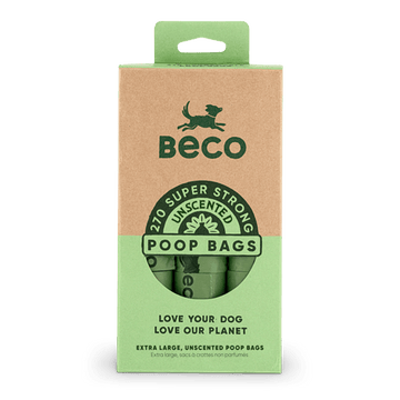 Beco Large Degradable Poop Bags - 270 Bags - For Petz NI 