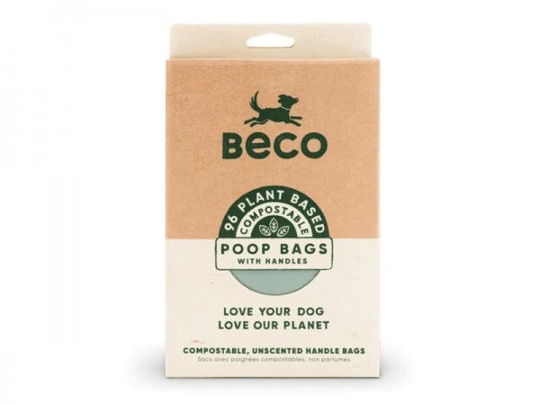 Beco Compostable Poop Bag with handle Express Shipping - For Petz NI