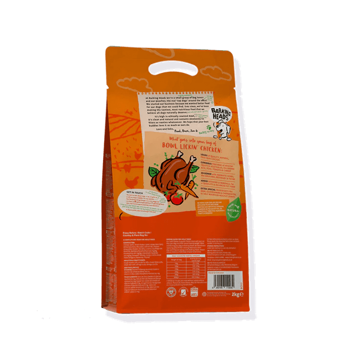 Barking Heads Bowl Lickin’ Chicken - Dry Dog Food - Express Delivery