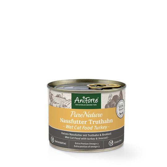 Aniforte PureNature Fine Turkey - Wet Food for Cats