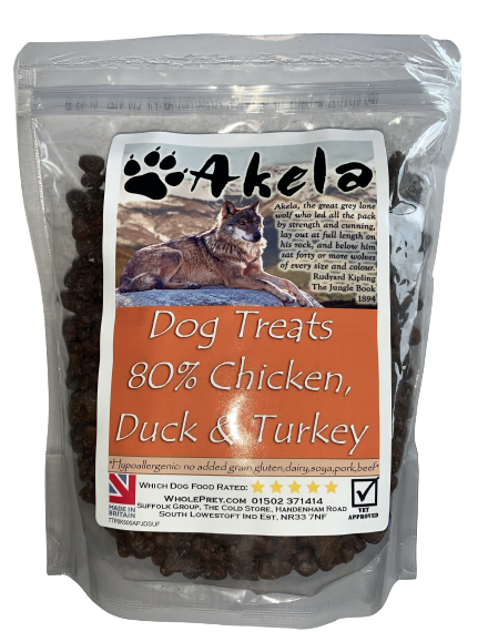 Akela Pet Dog Training Treats - Fresh Poultry - For Petz NI