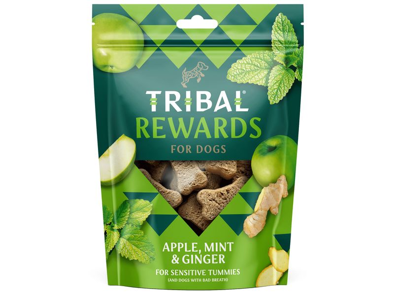 Tribal Baked Rewards for Dogs with Apple, Mint & Ginger - For Petz NI