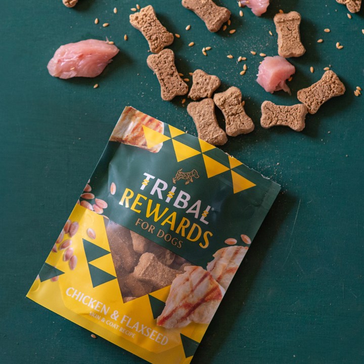 Tribal Baked Rewards for Dogs with Chicken & Flaxseed - For Petz NI