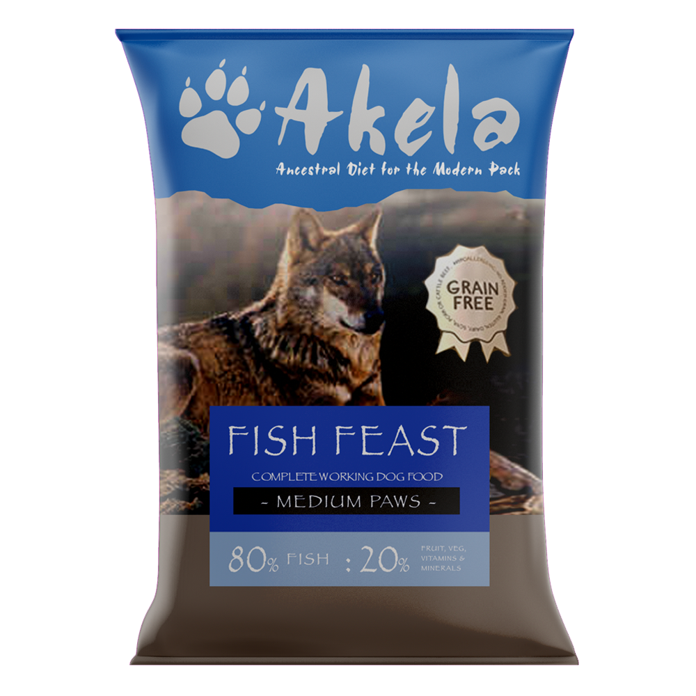 Akela Fish Feast Dog Food 10Kg - For Petz NI