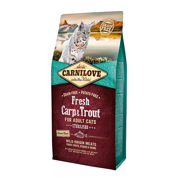 Carnilove Fresh Carp & Trout Cat Food - For Petz NI