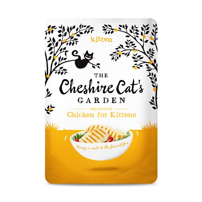 The Cheshire Cat's Garden Kitten Chicken 8 x 85g - For Petz NI