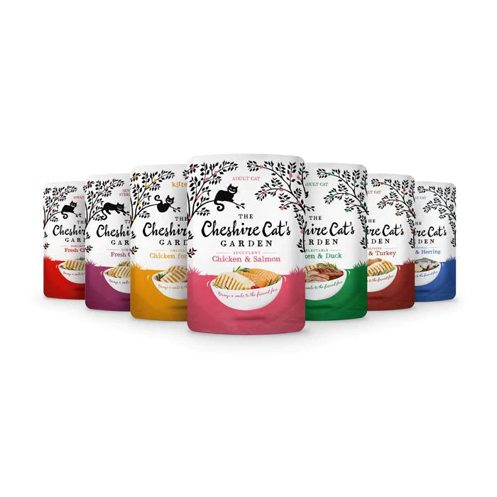 The Cheshire Cat's - Garden Multipack - Wet Cat Food 8x 85g - For Petz NI