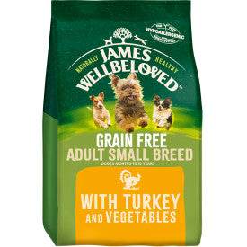 James Wellbeloved Grain Free Adult Small Breed with Turkey
